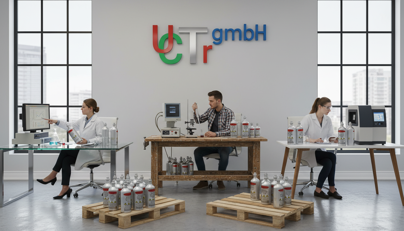 Quality control station for hazardous material packaging